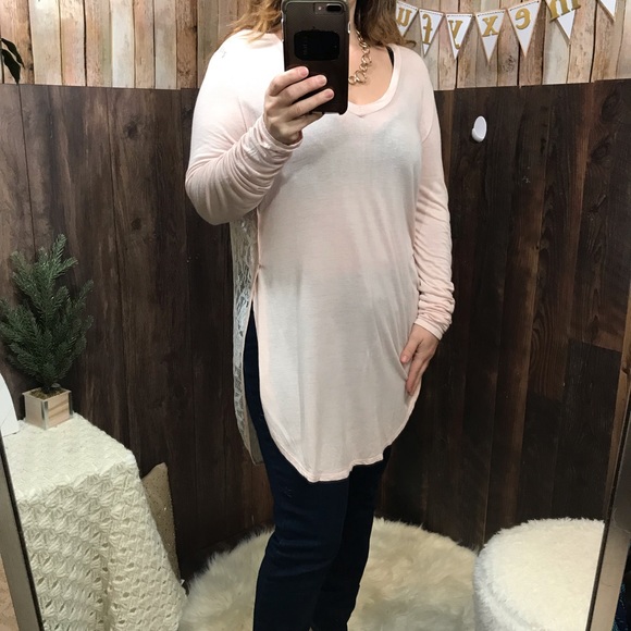 Cloth by RDI laced back top, pure blush - Picture 2 of 9